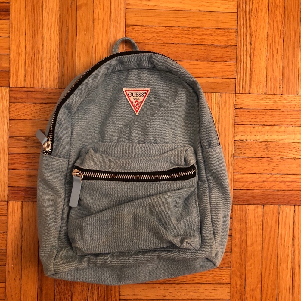 Guess Jeans Denim Mini Backpack